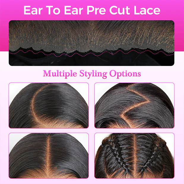 Vshow Chocolate Brown Glueless Wear Go Wigs Burmese Curly Pre-Cut 13x6 Lace With Adjustable Drawstring - Image 7