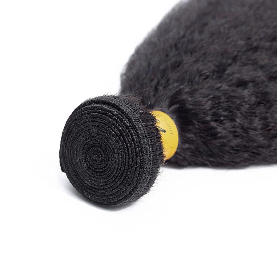 VSHOW HAIR Premium 9A Malaysian Human Virgin Hair YaKi Natural Black 3 Bundles Deal - Image 5